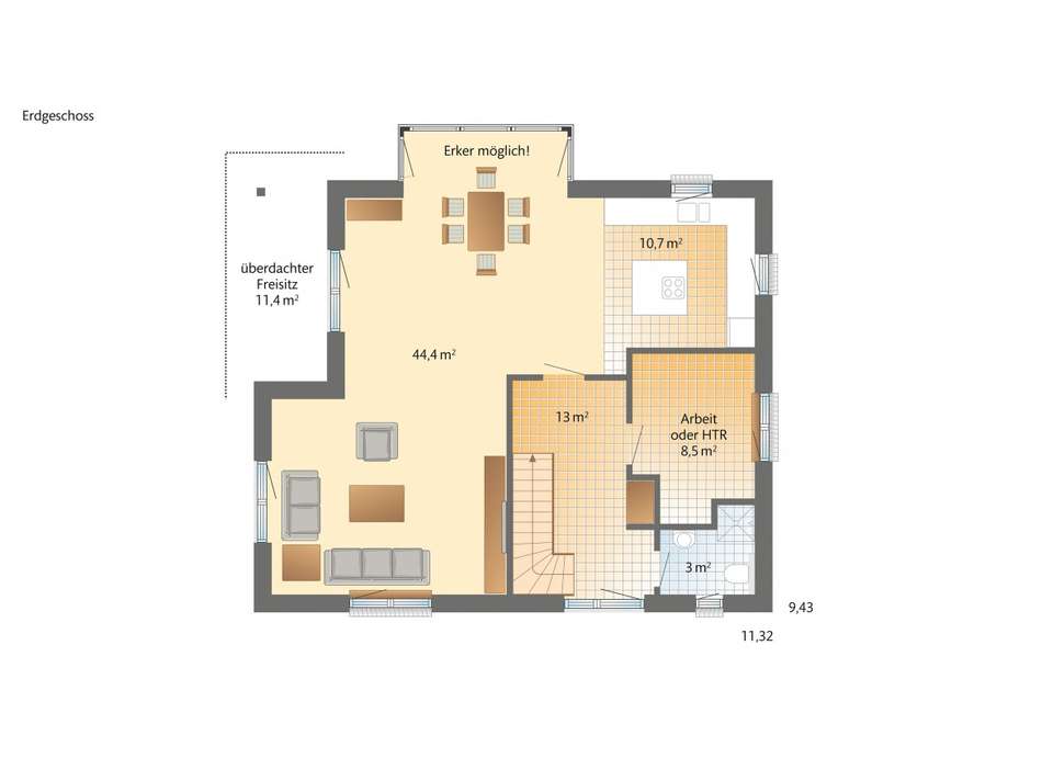 Grundriss EG