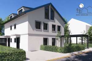 Das SiedlerDUO | Exklusive Südwest-DHH mit Garten in ruhiger Lage von Rosenheim-Oberwöhr – Siedlerweg 1b, 83026 Aising, Rosenheim – Vorschaubild 1