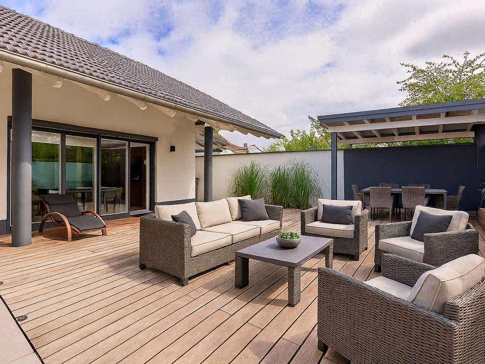 Terrasse - digitales staging 