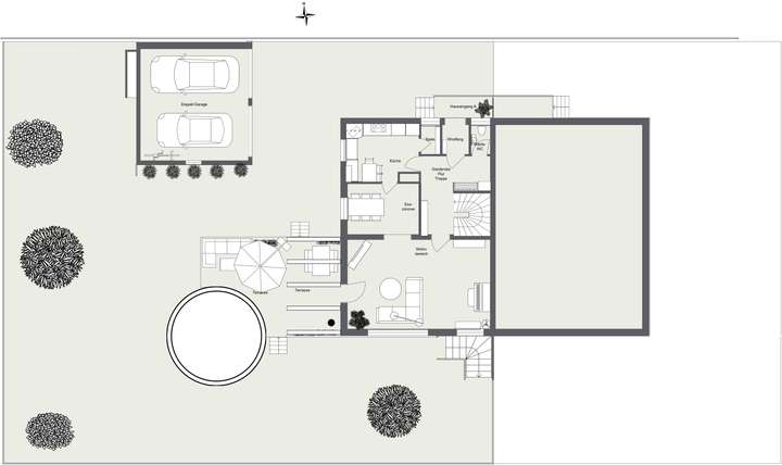 EG und Außenansicht