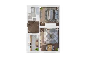 Lindenhof mit Rheinblick : 2 ZKB mit Einbauküche – Die vollständige Adresse der Immobilie erhältst du vom Anbieter., 68163 Lindenhof, Mannheim – Vorschaubild 8