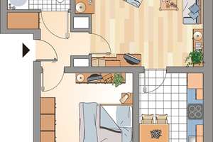 2,5 Zimmer Wohnung, toll geschnitten mit Duschbad, Bezugsfertig – Tecklenburger Straße 4, 45892 Resser Mark, Gelsenkirchen – Vorschaubild 3