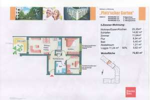  3-Zi.-Wohnung  - nahe der Residenz, am Ringpark: Hochparterre, EBK, TG – Rottendorfer Str. 2b, 97072 Altstadt, Würzburg – Vorschaubild 3