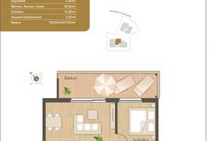 Hochwertige 2-Zimmer-Wohnung mit Balkon, Aufzug, TG und Wallbox in Wiesbaden-Nordost – Die vollständige Adresse der Immobilie erhältst du vom Anbieter., 65195 Nordost, Wiesbaden – Vorschaubild 10