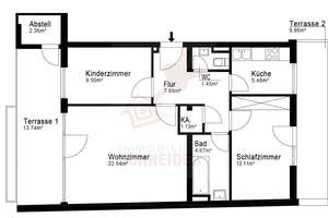 IMMOBILIEN SCHNEIDER -  Moosach - sonnige 3 Zimmer Wohnung mit EBK, Parkett und 2 Dachterrassen – Die vollständige Adresse der Immobilie erhältst du vom Anbieter., 80992 Alt-Moosach, München – Vorschaubild 25