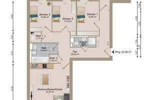 Schöne 5- Zimmer Wohnung zum Wohlfühlen – Gildering 42a, 21075 Heimfeld, Hamburg – Vorschaubild 14