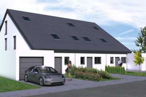 Effizienzhaus 55 - Neubaureihenhaus als Ausbauhaus!