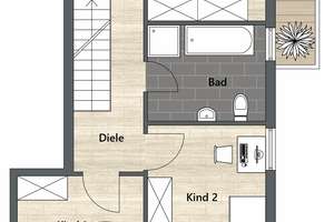 Großzügige Maisonette-Wohnung mit Garten in München-Daglfing – Die vollständige Adresse der Immobilie erhältst du vom Anbieter., 81929 Daglfing, München – Vorschaubild 16