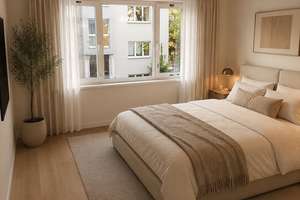 Provisionsfrei: Hochwertige 2-Zimmer-Wohnung mit Balkon, Fußboden- & Pelletheizung mit Parkettboden – Erich-Müller-Strasse 22, 40597 Benrath, Düsseldorf – Vorschaubild 2
