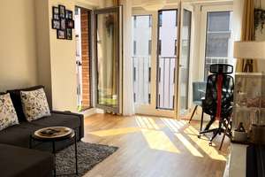 Lichtdurchflutete Wohlfühloase 2-Zimmer-Wohnung mit Balkon im Ostend