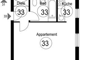Bezugsfreie 1-Zimmer-Wohnung mit Gartenabteil und viel Potenzial – Die vollständige Adresse der Immobilie erhältst du vom Anbieter., 81675 Haidhausen Nord, München – Vorschaubild 1