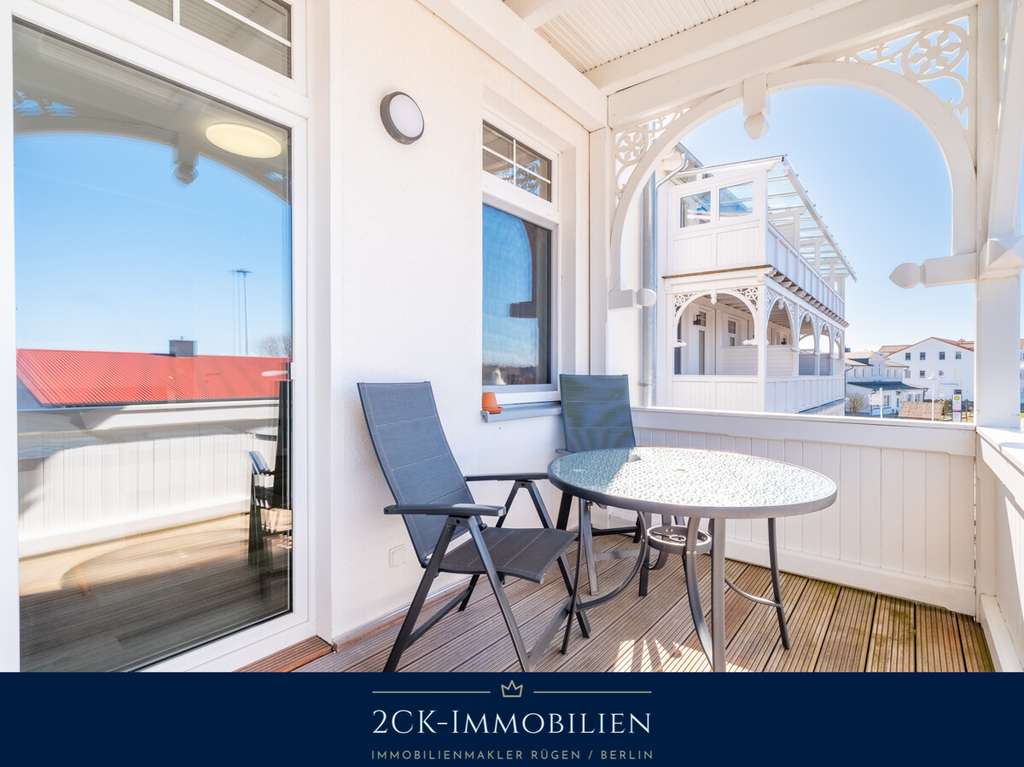 Immobilie in Mönchgut - Ostseebad Mönchgut, Thiessow: Voll möblierte 2-Zimmer-Ferienwohnung in Strandnähe, Stellplatz inkl.! - Bild 1