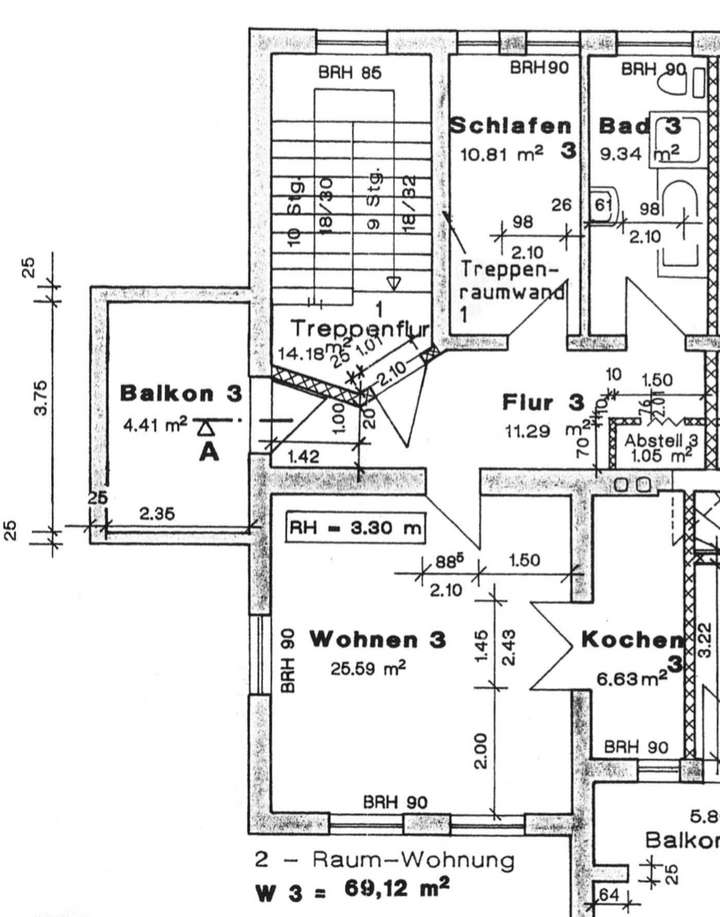 Grundriss WE03