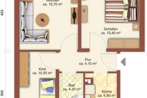 Aus alt macht wow! 3-R-WE m. Balkon in Zittau! – Leipziger Straße 20 c, 2763 Zittau – Vorschaubild 2