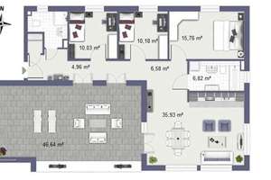 4-Zimmer Penthouse mit Dachterasse im Parkend – 60486 Gallus, Frankfurt am Main – Vorschaubild 16