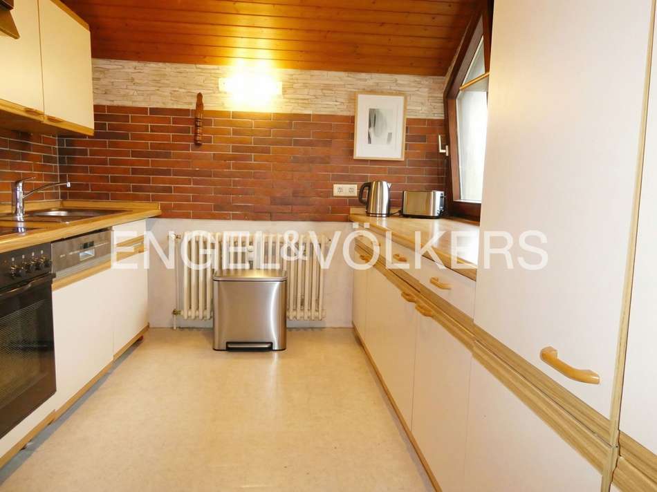 Einbauküche im Dachgeschoss