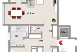 Solides Investment - vermietete 3-Zimmer Wohnung mit Einzelgarage – Die vollständige Adresse der Immobilie erhältst du vom Anbieter., 42655 Solingen-Mitte, Solingen – Vorschaubild 4