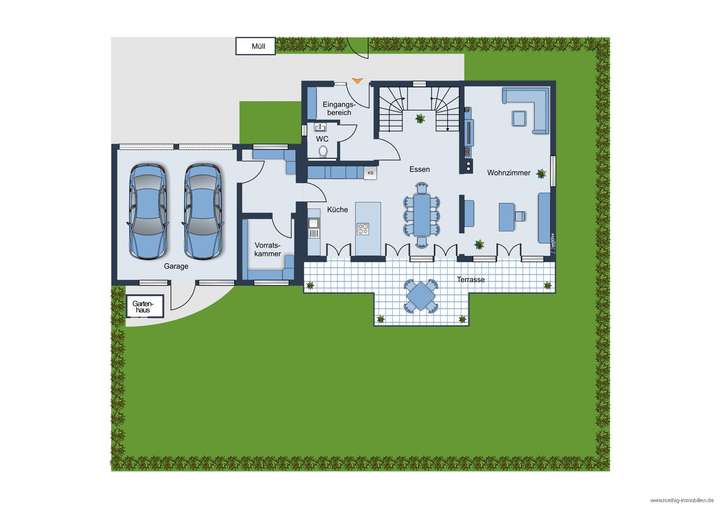 Grundrissskizze EG - nicht maß