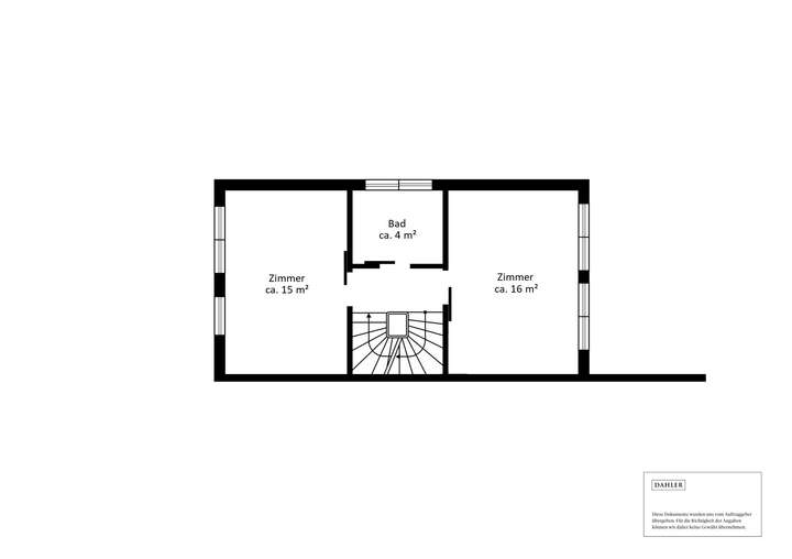 Grundriss Obergeschoss
