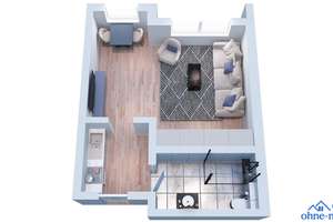 Einziehen und Wohlfühlen - 1 Zimmer Apartment mit Küche – Am Gulloh 111, 44339 Brechten, Dortmund – Vorschaubild 8