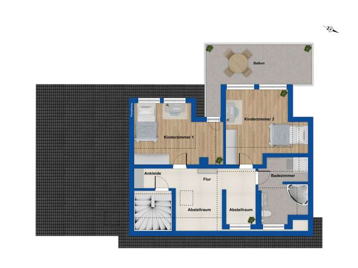 Grundriss Dachgeschoss