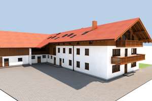 Erstbezug in moderner 3-Zimmer-Wohnung im neu ausgebauten Bauernstadl mit überdachter Terrasse – Ametsbichl 6, 83109 Großkarolinenfeld – Vorschaubild 14