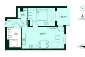 Barrierefreie Erdgeschosswohnung mit Loggia und großer Wohnküche – Lilli-Marx-Str. 38, 40597 Benrath, Düsseldorf – Vorschaubild 8