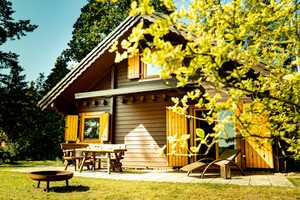 Finnisches Blockhaus + Direkt am See + Privater Steg mit Boot + Sauna – Barnim (Kreis) – Vorschaubild 5
