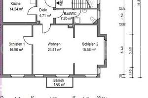 großzügige lichtdurchflutete 3-Zimmer-Wohnung in Feudenheim  – 68259 Feudenheim, Mannheim – Vorschaubild 4