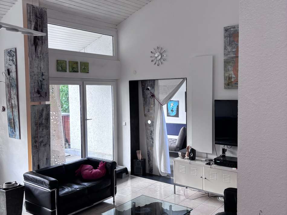 Wohnzimmer von oben