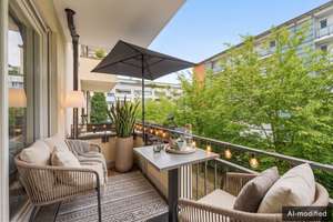 Urban. Modern. Stilvoll. City-Apartment mit Südbalkon in Premium-Lage Schwabing-West – Die vollständige Adresse der Immobilie erhältst du vom Anbieter., 80796 Am Luitpoldpark, München – Vorschaubild 9