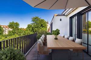 Penthouse Alt-Bogenhausen by Legat Living: 300 m² Wohnfläche, 3 m Deckenhöhe, 2 Kamine, 3 Terrassen – Die vollständige Adresse der Immobilie erhältst du vom Anbieter., 81679 Altbogenhausen, München – Vorschaubild 13