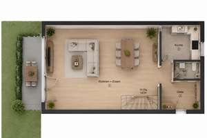 Großzügige 125 m² Maisonette im Bauhausstil - Loggia mit Weitblick - bezugsfrei ab sofort – Die vollständige Adresse der Immobilie erhältst du vom Anbieter., 52080 Eilendorf, Aachen – Vorschaubild 11