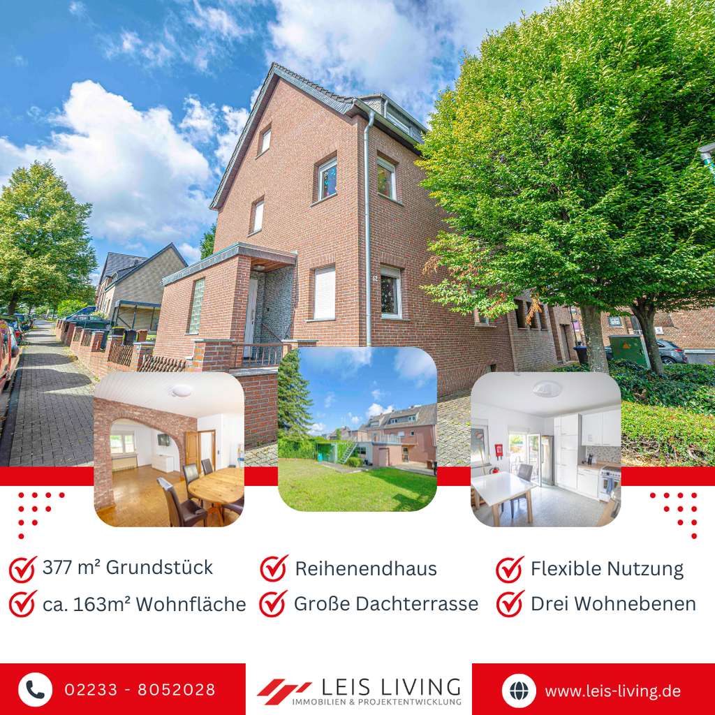 Immobilie in Hürth - Provisionsfrei: Großzügiges Mehrgenerationenhaus auf drei Wohnebenen in ruhiger, gewachsener Lage - Bild 0