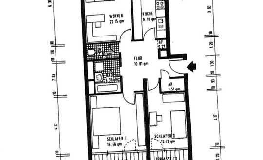 Top Gelegenheit! Erdgeschosswohnung mit Garten in MA-Niederfeld PROVISIONSFREI zvk