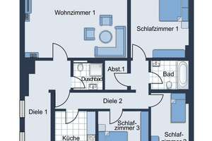 RESERVIERT!  Helle und großzügige Etagenwohnung mit zwei Nebenräumen in der Hammer Innenstadt! – Weststr. 11, 59065 Mitte, Hamm – Vorschaubild 11