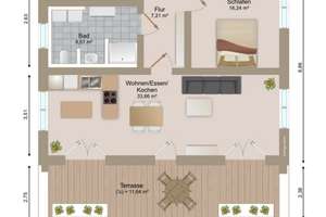 Neubauwohnung mit großer Loggia im Luftkurort Mitterfels – 94360 Mitterfels – Vorschaubild 2