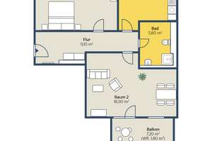 Mit Balkon und Einbauküche – Littstr. 4, 4103 Zentrum-Ost, Leipzig – Vorschaubild 4