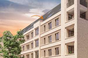 Loftfeeling im Neubau: 3-Zi-Eigentumswohnung, Dachterrasse nahe Maschsee | ERSTBEZUG 2027 – Dieterichsstraße 33B, 30159 Mitte (Ortsteil), Hannover – Vorschaubild 2