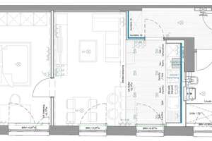 Schicke 2-Zimmer-Wohnung im 4. OG in Düsseldorf – Die vollständige Adresse der Immobilie erhältst du vom Anbieter., 40235 Flingern Nord, Düsseldorf – Vorschaubild 10