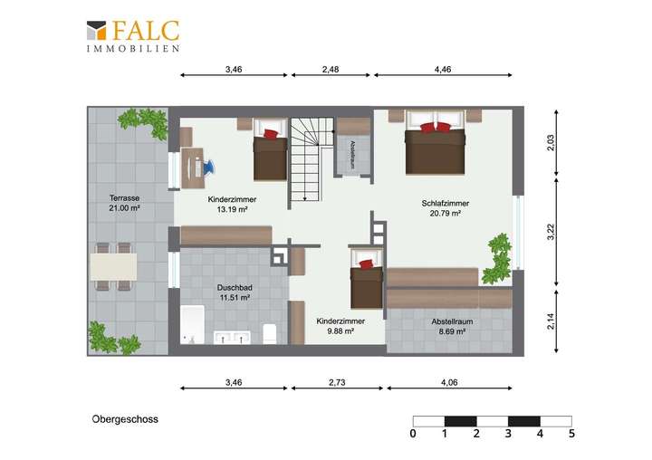 Grundriss Obergeschoss 