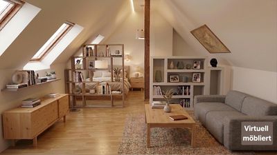 Helle 2,5-Zimmer-Maisonette-Wohnung mit Terrasse