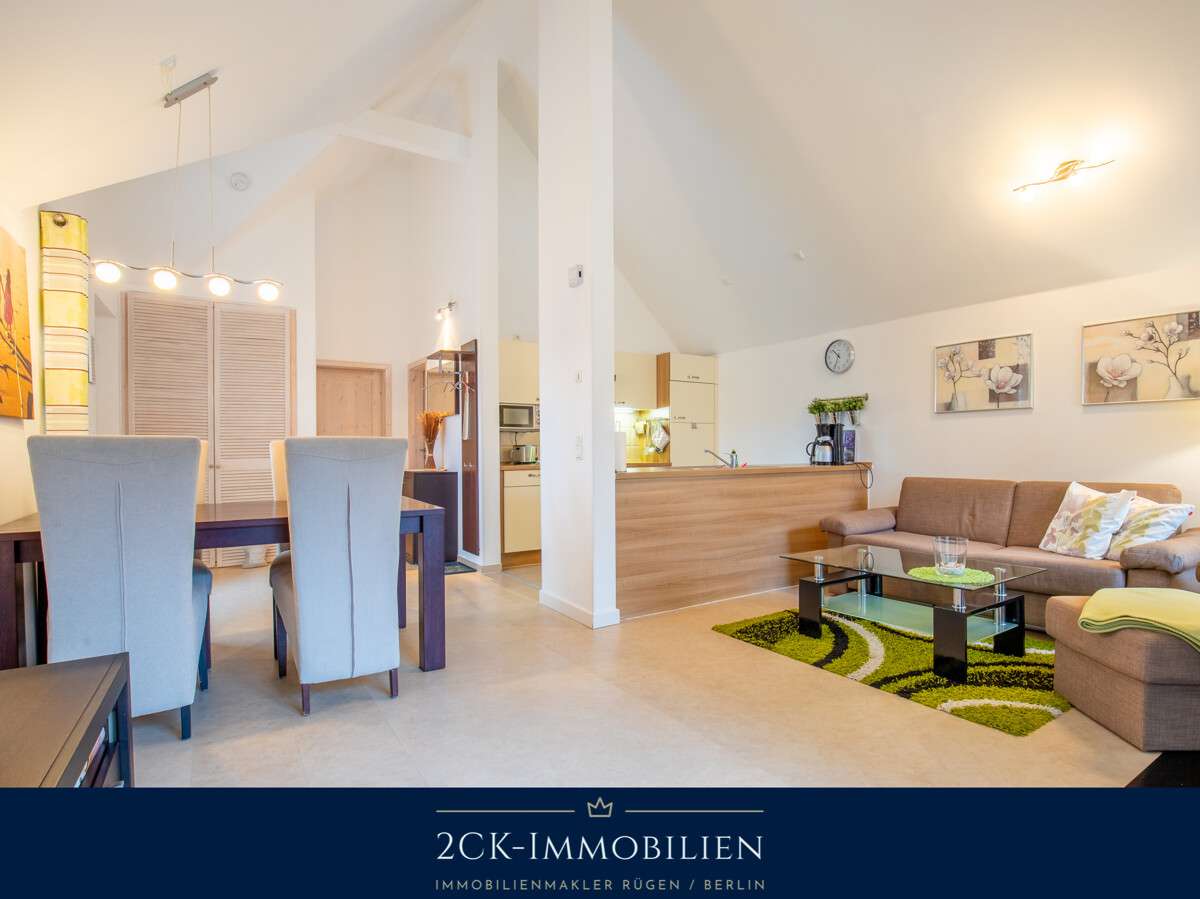 Immobilie in Glowe - 2 Zimmer Premium Ferienwohnung in Glowe, strandnah, zwei Balkone, Sauna, Kamin, inkl. Stellplatz! - Bild 9