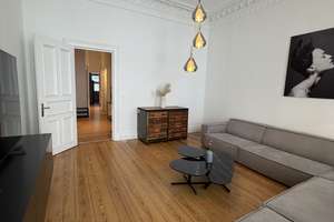 Möbliert und sofort bezugsfertig, 156 m² Altbau mit Balkon nahe Uni Hamburg – Bundesstrasse 6, 20146 Rotherbaum, Hamburg – Vorschaubild 4