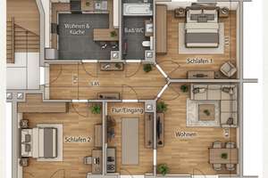 JETZT KAUFNEBENKOSTEN SPAREN! - RENDITEOBJEKT -  3 ZI. WOHNUNG IN BESTLAGE – Villacher Straße 69, 1279 Laubegast, Dresden – Vorschaubild 10