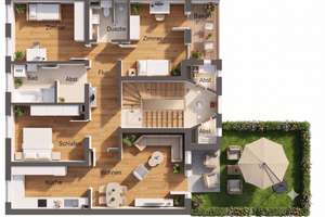 Eigener Garten & Balkon | Traumwohnung | Außenstellplatz | 2015 modernisiert | Tageslichtbad – Die vollständige Adresse der Immobilie erhältst du vom Anbieter., 4279 Dölitz-Dösen, Leipzig – Vorschaubild 25