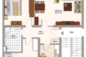 Schicke 3-Raumwohnung im familiären Wohnumfeld ! – Lehrter Straße 11, 39418 Staßfurt – Vorschaubild 12