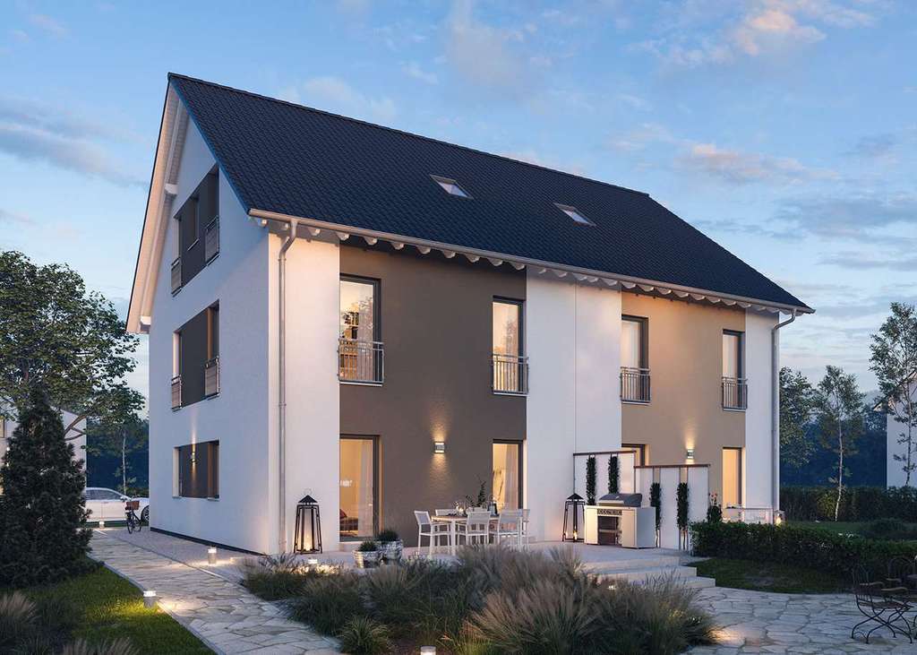 Immobilie in Deißlingen - 🚨 Achtung! 🏗️🏡 Bauwillige aufgepasst 🚧 Exklusives Doppelhaus als Effizienzhaus mit Eigenleistung - Bild 0