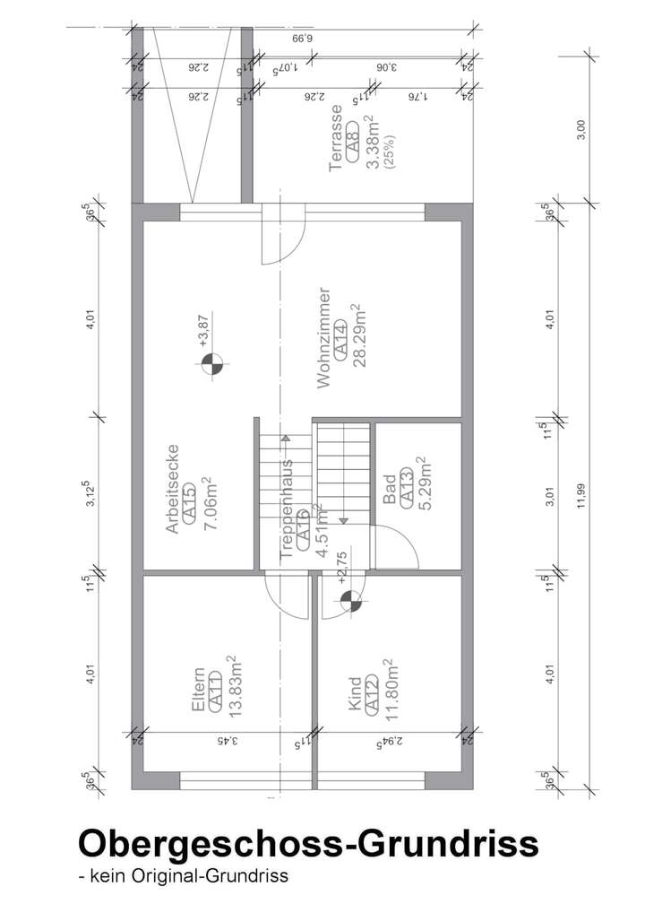 Obergeschoss-Grundriss