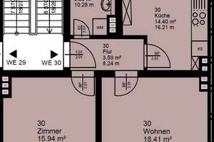 Hochwertige 2-Zimmer-Wohnung mit Einbauküche – 39112 Sudenburg, Magdeburg – Vorschaubild 9